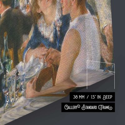 Women at an Outdoor Cafe Canvas Wall Art Print