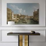 The Grand Canal in Venice from Palazzo Flangini to Campo San Marcuola canvas wall art