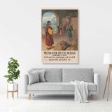 Preparation for the messiah canvas wall art