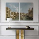 The Grand Canal in Venice from Palazzo Flangini to Campo San Marcuola canvas wall art - Image 2