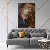 The Baptism of Christ by Antoine Coypel canvas wall art - Image 2