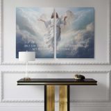 Jesus Angel Cloud: John 3:16 canvas wall art - Image 2