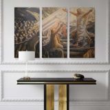 Christ in the realm of the dead by Joakim Skovgaard canvas wall art - Image 3