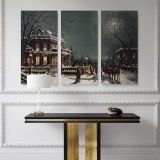 Christmas Eve by Joseph Hoover Sons canvas wall art - Image 3