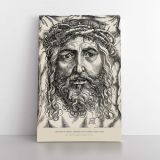 The Head of Christ Crowned with Thorns (circa 1530) print in high resolution by Canvas Wall Art - Image 4