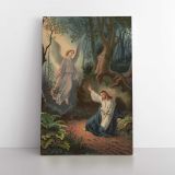 Biblical scene Christ with angel canvas wall art - Image 4