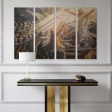 Christ in the realm of the dead by Joakim Skovgaard canvas wall art - Image 4