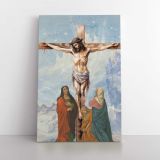 Crucifix symbol cross representation canvas wall art - Image 4