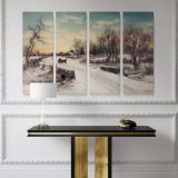 Christmas Morn (ca. 1880) by W. C. Bauer canvas wall art - Image 4