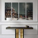 Christmas Eve by Joseph Hoover Sons canvas wall art - Image 4