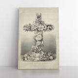 The Easter cross Vintage canvas wall art - Image 4