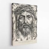 The Head of Christ Crowned with Thorns (circa 1530) print in high resolution by Canvas Wall Art - Image 6