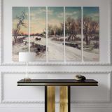 Christmas Morn (ca. 1880) by W. C. Bauer canvas wall art - Image 5
