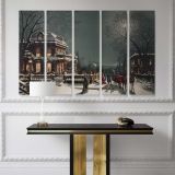 Christmas Eve by Joseph Hoover Sons canvas wall art - Image 5