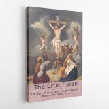 The crucifixion canvas wall art - Image 5