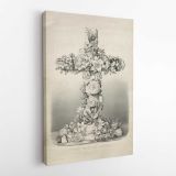 The Easter cross Vintage canvas wall art - Image 5