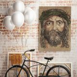 Head of Jesus Christ (1928) by Albert Durer canvas wall art - Image 6