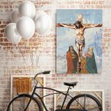 Crucifix symbol cross representation canvas wall art - Image 6