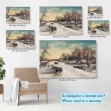 Christmas Morn (ca. 1880) by W. C. Bauer canvas wall art - Image 6