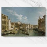 The Grand Canal in Venice from Palazzo Flangini to Campo San Marcuola canvas wall art - Image 7