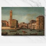 Scene on the Grand Canal Venice Smithsonian American Art Museum Bequest of Mabel Johnson Langhorne canvas wall art - Image 7