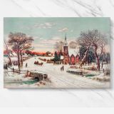 Christmas Eve by Hoover & Son canvas wall art - Image 7