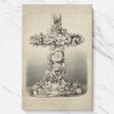 The Easter cross Vintage canvas wall art - Image 7