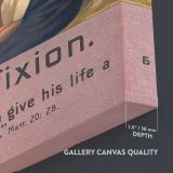 The crucifixion canvas wall art - Image 8