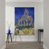 Church at Auvers by Van Gogh Print - Village Church Landscape Blue Sky Art - Image 2