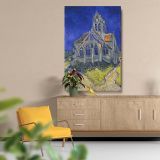 Church at Auvers by Van Gogh Print - Village Church Landscape Blue Sky Art - Image 5