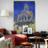 Church at Auvers by Van Gogh Print - Village Church Landscape Blue Sky Art - Image 8
