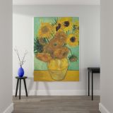 Twelve Sunflowers by Van Gogh Print - Floral Yellow Vase Art - Image 2