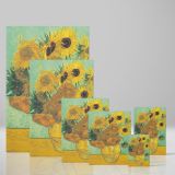 Twelve Sunflowers by Van Gogh Print - Floral Yellow Vase Art - Image 4