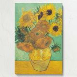 Twelve Sunflowers by Van Gogh Print - Floral Yellow Vase Art - Image 7