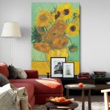 Twelve Sunflowers by Van Gogh Print - Floral Yellow Vase Art - Image 8