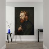 Portrait of Van Gogh by John Russell - Warm Tones Impressionist Portrait canvas wall art - Image 2
