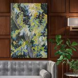 Blossoming Acacia Branches by Van Gogh - Botanical Flower Art Print