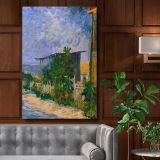 Shelter on Montmartre by Van Gogh Print - Countryside Landscape Art