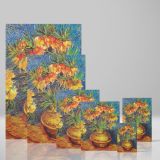 Fritillaries in Copper Vase by Van Gogh - Floral Still Life Artwork canvas wall art - Image 4