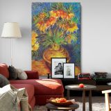 Fritillaries in Copper Vase by Van Gogh - Floral Still Life Artwork canvas wall art - Image 8