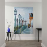 Terrace and Observation Deck by Van Gogh - Paris Street View Art canvas wall art - Image 2