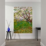 Vincent Van Gogh's The Flowering Orchard 1888 - Spring Trees Blossom Landscape Art canvas wall art - Image 2