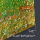 Vincent Van Gogh's The Flowering Orchard 1888 - Spring Trees Blossom Landscape Art canvas wall art - Image 3