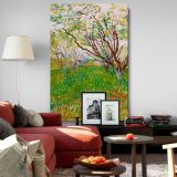 Vincent Van Gogh's The Flowering Orchard 1888 - Spring Trees Blossom Landscape Art canvas wall art - Image 8