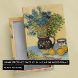 Still Life Nature Morte by Van Gogh - Floral Fruit Ceramic Table Scene canvas wall art - Image 6
