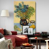 Still Life Nature Morte by Van Gogh - Floral Fruit Ceramic Table Scene canvas wall art - Image 8