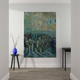 Prisoners Exercising by Van Gogh - Inmates in Symbolic Circular Motion Scene canvas wall art - Image 2