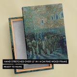 Prisoners Exercising by Van Gogh - Inmates in Symbolic Circular Motion Scene canvas wall art - Image 6