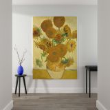 Sunflowers - Floral Still Life in Yellow Vase By Vincent van Gogh canvas wall art - Image 2