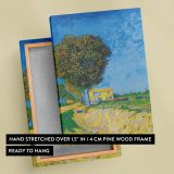 A Lane Near Arles - Blue Sky and Golden Fields Landscape By Vincent van Gogh canvas wall art - Image 6